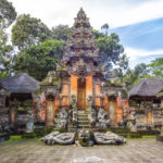 Temple at Monkey Forest Sanctuary in Ubud, Bali, Indonesia.