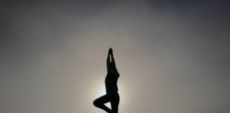 yoga poses, better sleep