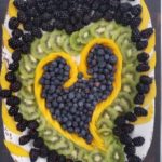 heart-shape fruit plate